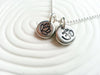 Yoga Necklace | Ohm and Lotus Charm Necklace