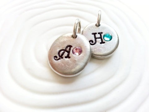 Birthstone Initial Charm | Add A Charm | Mother's Jewelry