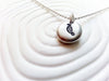 Hand Stamped Sweet Pea Necklace - New Baby Necklace- Maternity Necklace
