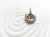 Ohm Charm - Yoga Charm - Hand Stamped Personalized Yoga Necklace Charm