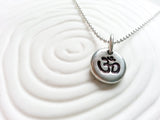 Ohm Necklace- Ohm Symbol Pendant - Yoga Jewelry