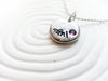 Mother's Necklace | Name and Birthstone Pebble