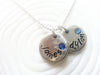Birthstone Name Necklace | Mother's Necklace