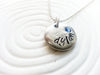 Personalized Name and Birthstone Necklace- Hand Stamped Mother's Necklace