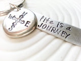 Life is a Journey | Compass Keychain