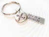 Personalized, Hand Stamped Compass Key Chain - Life is a Journey Key Ring - Customizable Keychain - Graduation Gift