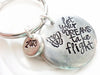 Let Your Dreams Take Flight | Pebble Keychain