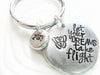 Personalized Key Chain - Hand Stamped Personalized Keychain -Let Your Dreams Take Flight - Graduation Gift for Her- 2013 Graduates
