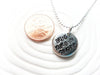 To Thine Own Self Be True Necklace | Shakespeare Quote | Pebble Collection