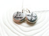 Life is a Journey | Compass Necklace | Inspirational Message