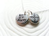 Life is a Journey | Compass Necklace | Inspirational Message