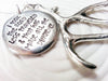 I Took The Road Less Traveled | Antler Necklace | Robert Frost Quote