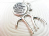 I Took The Road Less Traveled | Antler Necklace | Robert Frost Quote