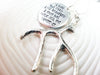 I Took The Road Less Traveled | Antler Necklace | Robert Frost Quote