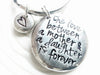 The Love Between A Mother and Daughter is Forever | Keychain or Necklace