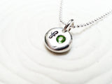 Our Exclusive Mini Modern Initial Necklace | Birthstone Initial