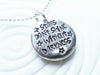 Stars Don't Shine Without Darkness - Inspirational Necklace - Custom Text Necklace