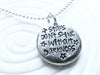 Stars Don't Shine Without Darkness | Inspirational Necklace