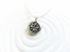 Maltese Cross Necklace - Hand Stamped, Personalized Steampunk - Cross Necklace