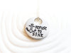 Refuse to Sink - Anchor Necklace - Inspirational Jewelry - Nautical Necklace