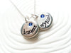 Graffiti Name Necklace | Two Name Mother's Necklace