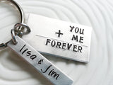 You + Me = Forever Keychain | Equation Keychain