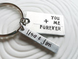 You + Me = Forever Keychain | Equation Keychain