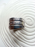 Secret Message Ring | Stacked Look Ring