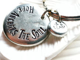 Hope Anchors the Soul Keychain | Inspirational Verse Keyring