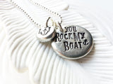 You Rock My Boat Necklace | Nautical Jewelry
