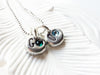 Birthstone Initial Necklace | Pebble Collection