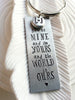 You're Mine and I'm Yours and the World is Ours | Couple's Keychain