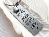 You're Mine and I'm Yours and the World is Ours | Couple's Keychain