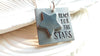 Reach For the Stars - Hand Stamped Inspirational Necklace - Motivational Jewelry - Star Necklace - Custom Message Necklace - Graduation Gift
