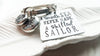 A Smooth Sea Never Made a Skilled Sailor Keychain | Inspirational Message