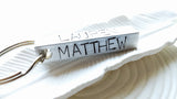 4 Sided Bar Keychain | Your Text