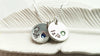 Vintage Button Birthstone Necklace | Name Necklace
