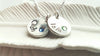 Vintage Button Birthstone Necklace | Name Necklace