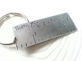 Thank You For Helping Me Grow | Teacher's Gift Keychain
