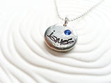 Mother's Birthstone Name Necklace | Graffit Name Charm