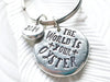 The World Is Your Oyster | Pebble Keychain