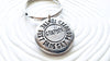 The Best Dads Get Promoted To Grandpa Keychain | Pebble Keychain