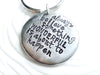 Always Believe Something Wonderful is About to Happen | Motivational Keychain