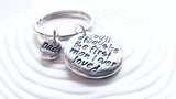 You'll Always Be The First Man I Ever Loved Keychain | Gift For Dad