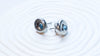 Stud Earrings | Birthstone Initial Earrings