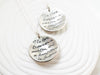 The Love Between A Mother and Daughter is Forever Necklace | Single or Pair
