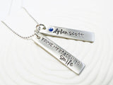 You Are My Reason To Smile | Tag Necklace