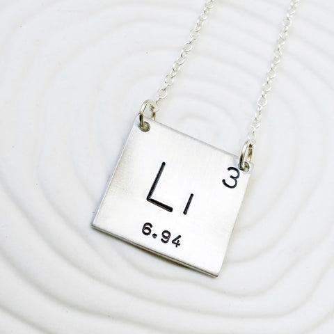 Periodic Table Element Necklace | Choose Your Element