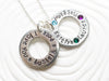 I Love You a Bushel & A Peck  Necklace | Birthstone Name Necklace