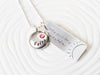 You Are My Sunshine | Sun Tag with Birthstone Pebble